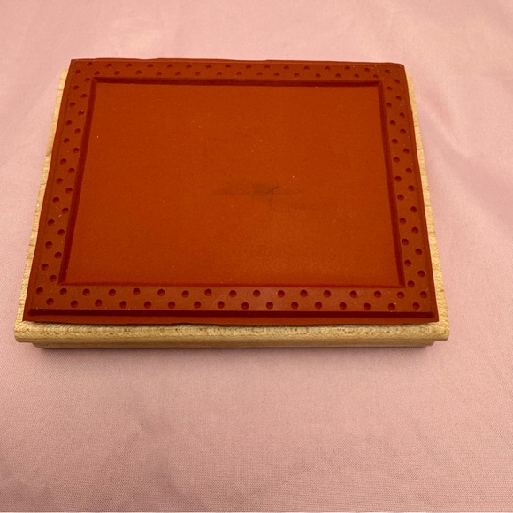 Stampin’ Up! Darling Dot Frame Rubber Stamp 🖊️ Scrapbooking Journaling Crafts - Picture 5 of 6